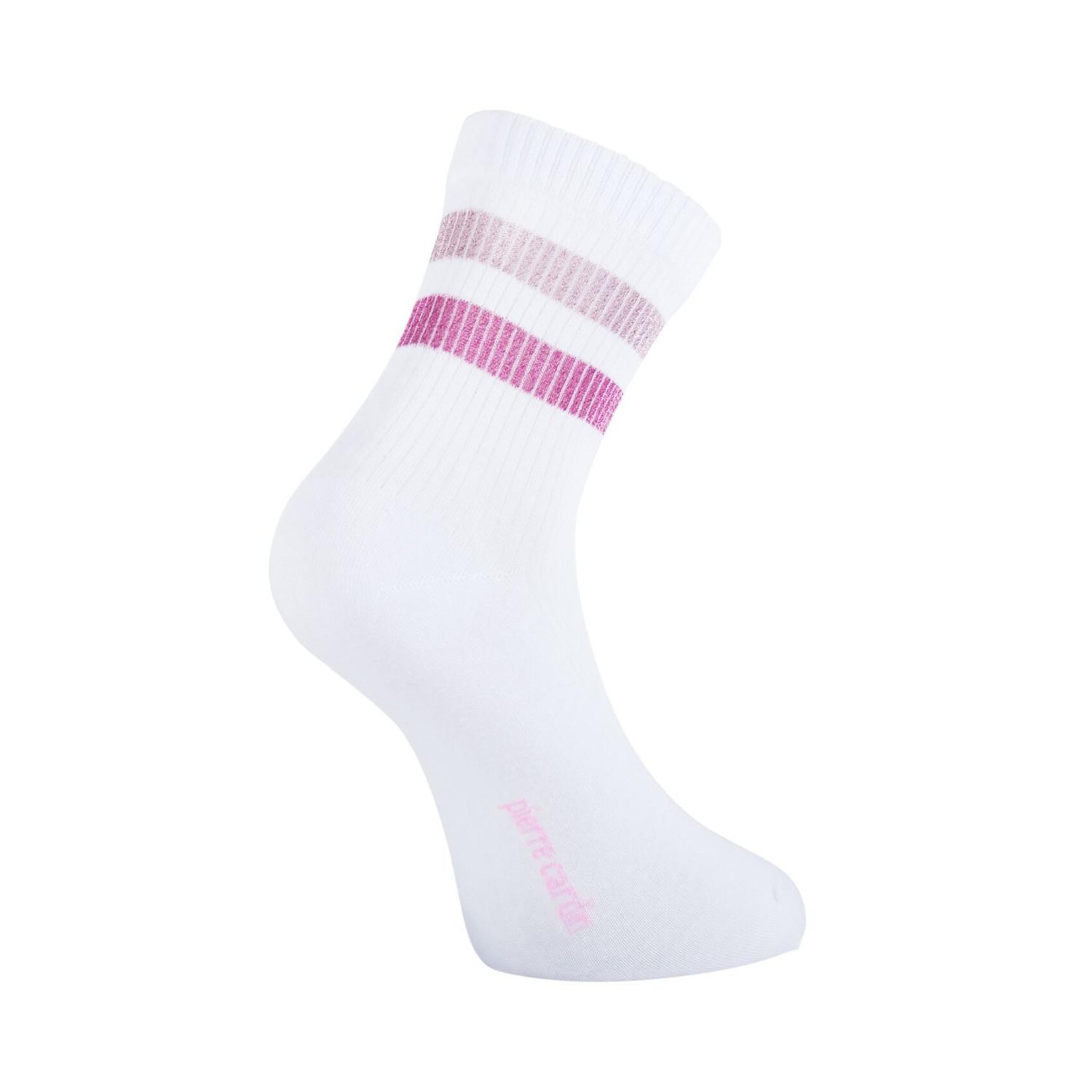 Voir la diapositive 5 : PIERRE CARDIN 6 paires de tennis 200 aiguilles femme à bandes hand made urban e.01