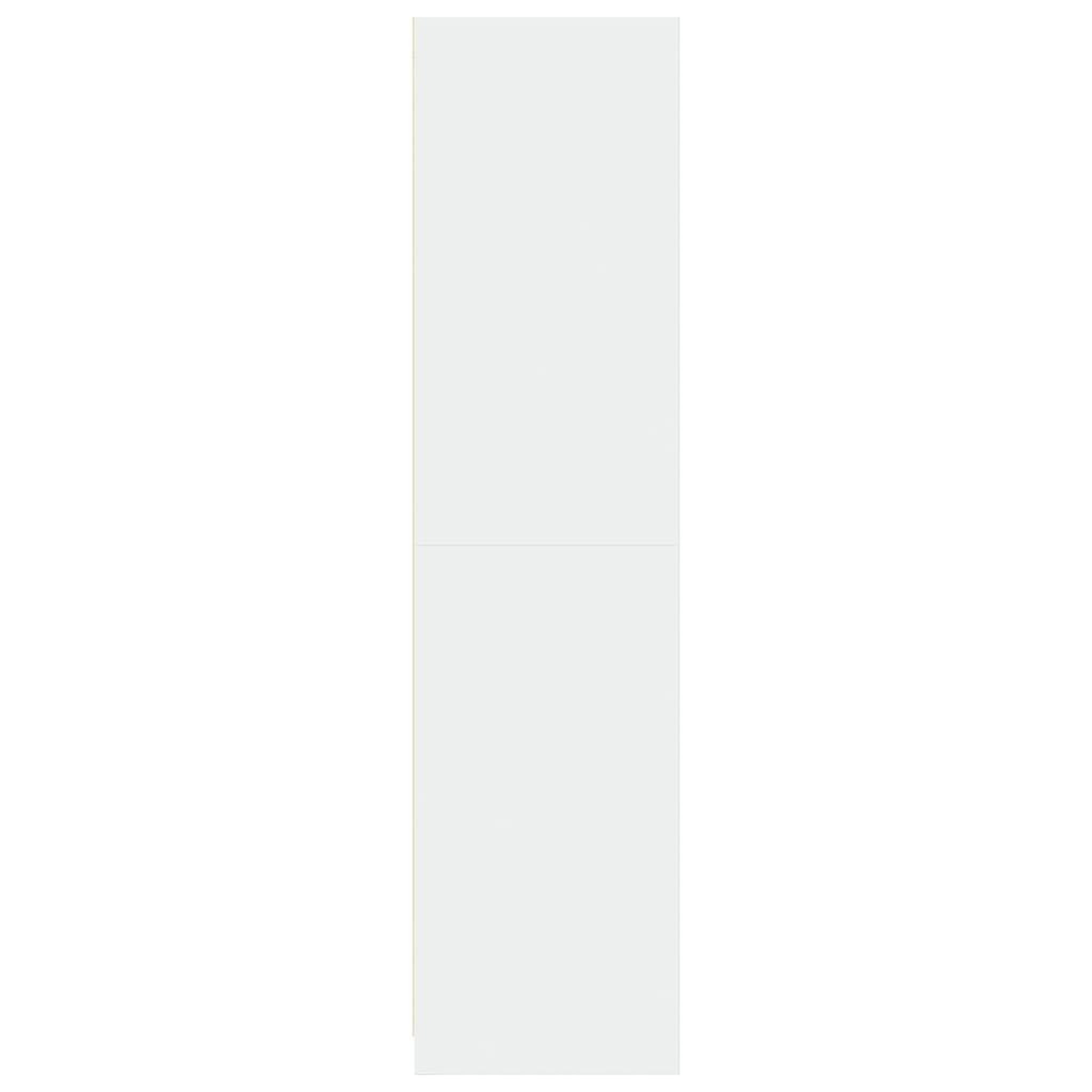 Voir la diapositive 5 : VIDAXL Garde-robe Blanc 100x50x200 cm Bois d'ingenierie