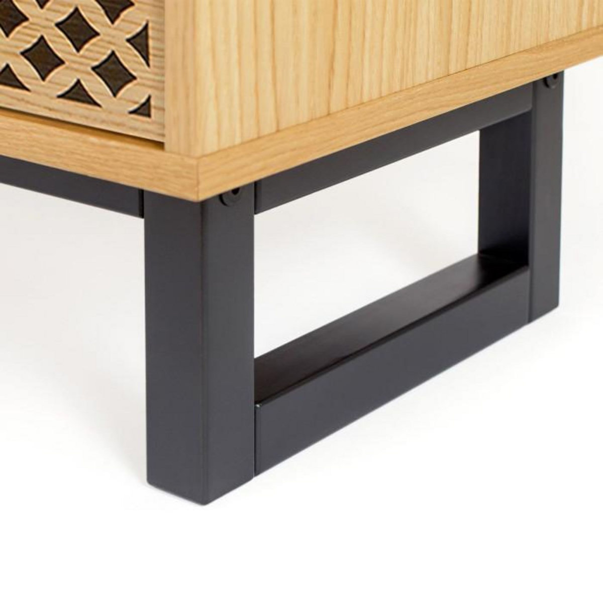 Paris Prix Meuble TV 2 Portes en Bois  Camden  150cm Naturel