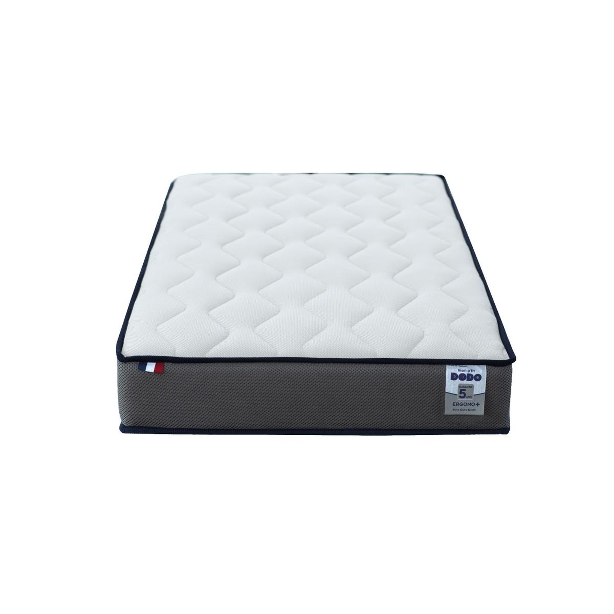 Voir la diapositive 2 : DODO Matelas bébé ergono haute résilience - ultra respirant et ventilé