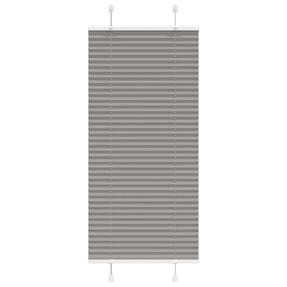 VIDAXL Store plisse anthracite 60x150 cm largeur du tissu 59,4 cm