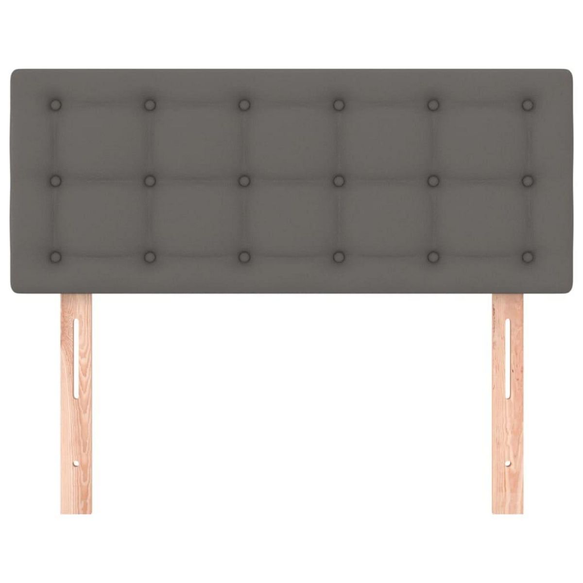 VIDAXL Tete de lit Gris 80x5x78/88 cm Similicuir