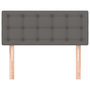 Voir la diapositive 3 : VIDAXL Tete de lit Gris 80x5x78/88 cm Similicuir