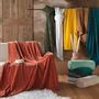 Voir la diapositive 4 : Paris Prix Plaid Flanelle Uni  Arya  180x220cm Camel