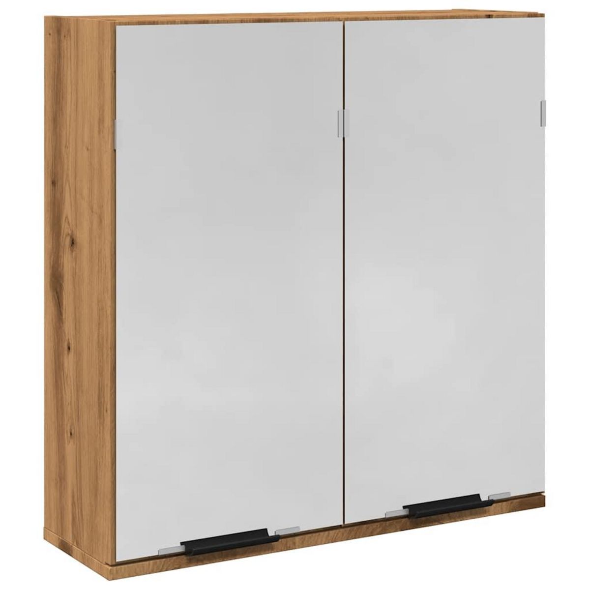 VIDAXL Armoire a miroir de salle de bain chene artisanal 64x20x66,5 cm