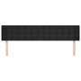Voir la diapositive 3 : VIDAXL Tete de lit avec oreilles Noir 163x16x78/88 cm Similicuir