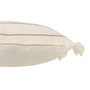 Voir la diapositive 3 : Paris Prix Coussin Déco Pompons  Iliana  50x50cm Blanc