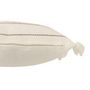 Voir la diapositive 3 : Paris Prix Coussin Déco Pompons  Iliana  50x50cm Blanc