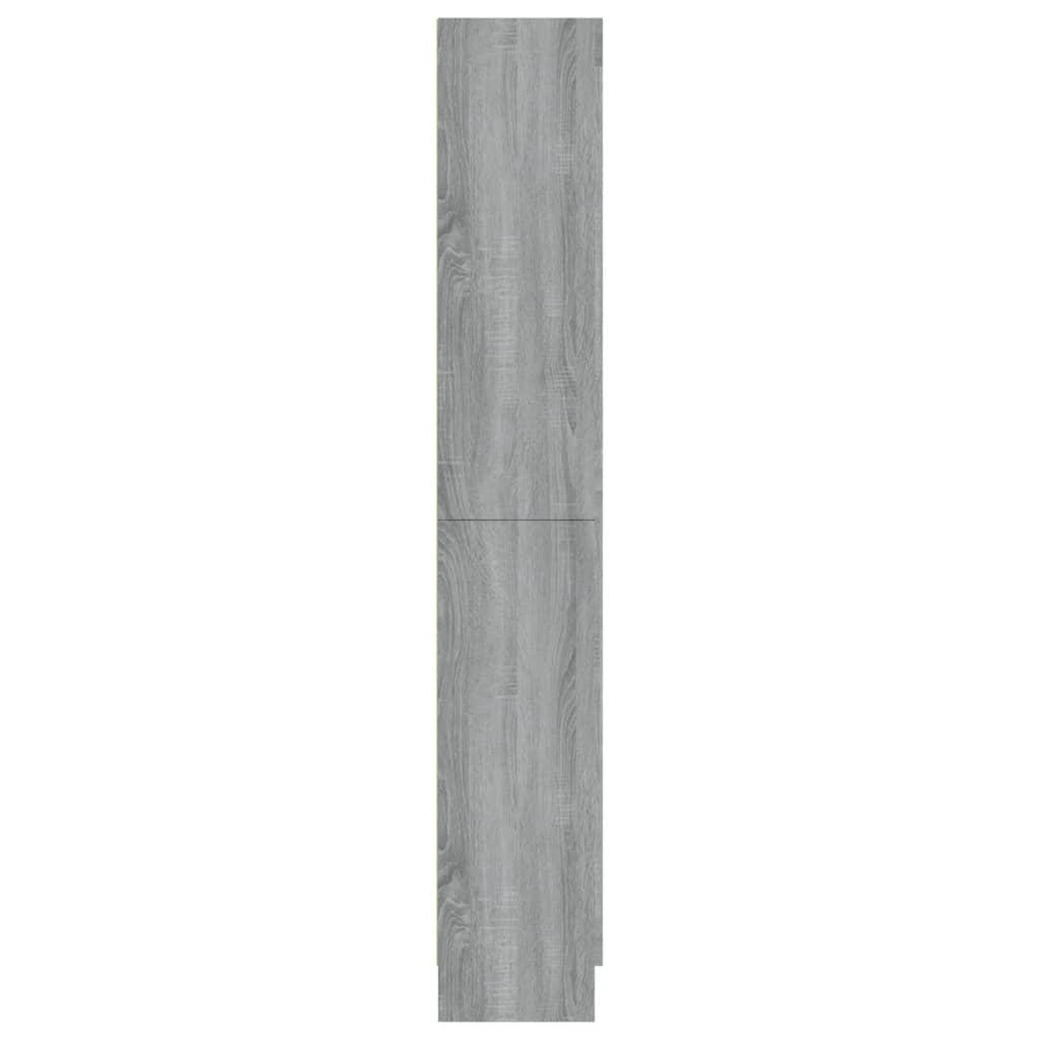 Voir la diapositive 4 : VIDAXL Armoire a vitrine Sonoma gris 82,5x30,5x185,5cm Bois ingenierie
