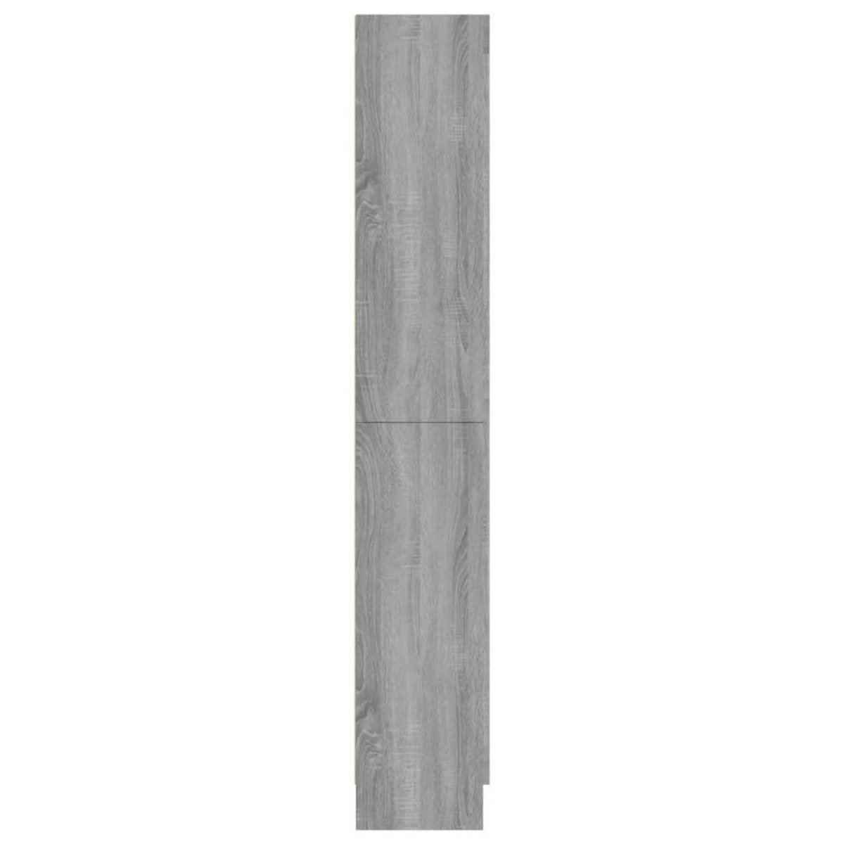 VIDAXL Armoire a vitrine Sonoma gris 82,5x30,5x185,5cm Bois ingenierie