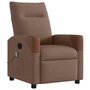 Voir la diapositive 2 : VIDAXL Fauteuil de massage inclinable Marron Tissu