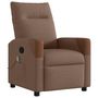 Voir la diapositive 2 : VIDAXL Fauteuil de massage inclinable Marron Tissu