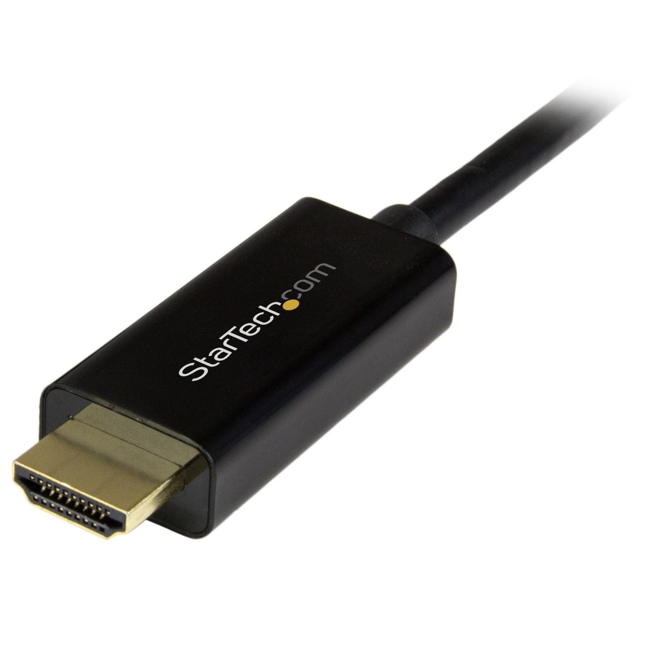 Voir la diapositive 3 : Startech Câble adaptateur StarTech 2m DisplayPort vers HDMI 4K