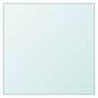 Voir la diapositive 1 : VIDAXL Dessus de table Transparent 50x50 cm Verre trempe