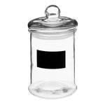 FIVE Bocal en Verre  Ardoise  1,2L Transparent