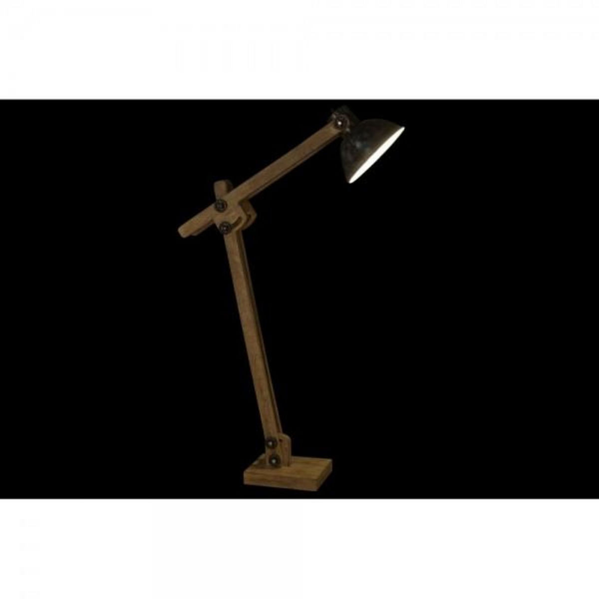 MARKET24 Lampadaire DKD Home Decor Naturel Noir Métal Bois Fer (30 x 87 x 153 cm)