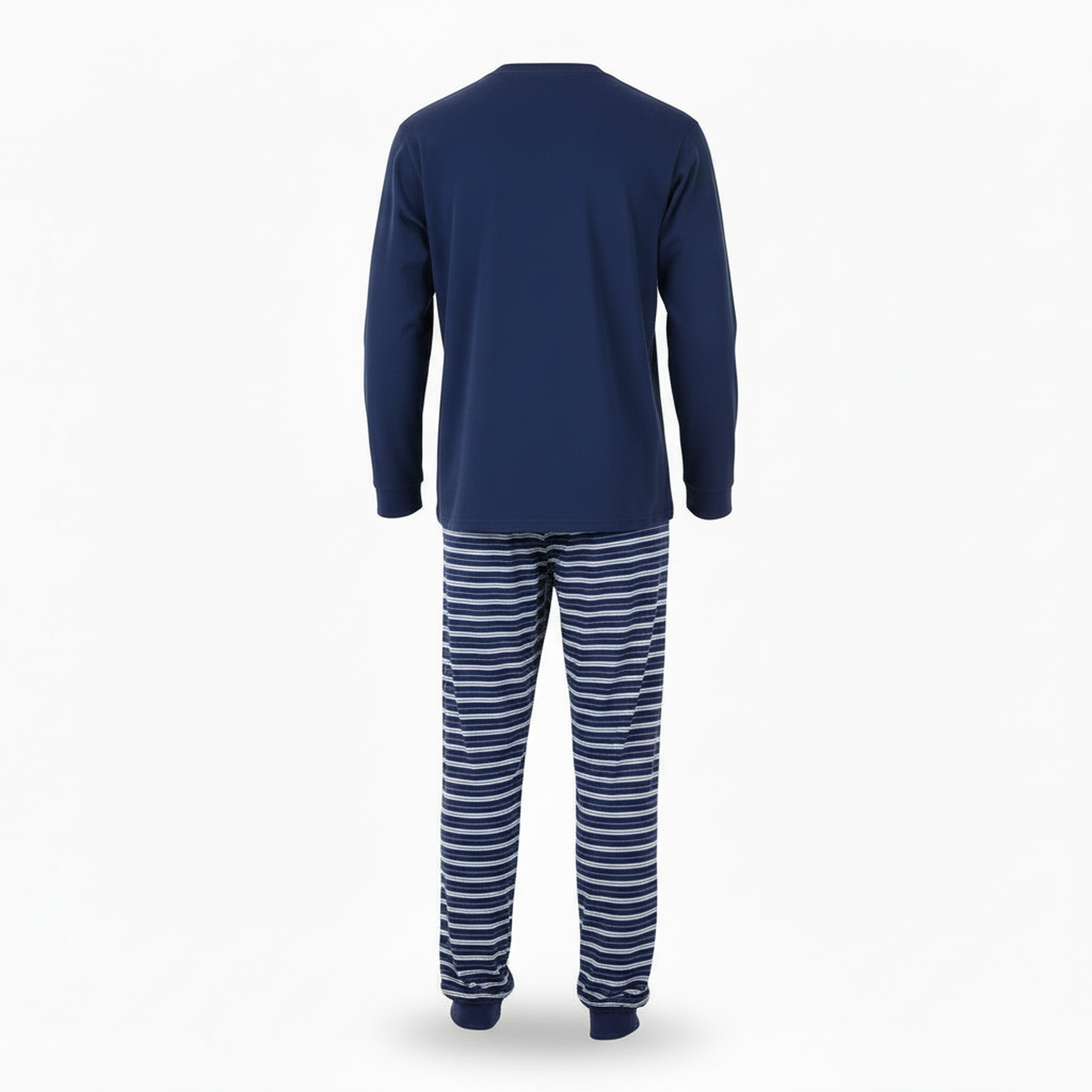 Voir la diapositive 3 : OZABI Ozabi pyjama homme doublé polaire écusson brodé