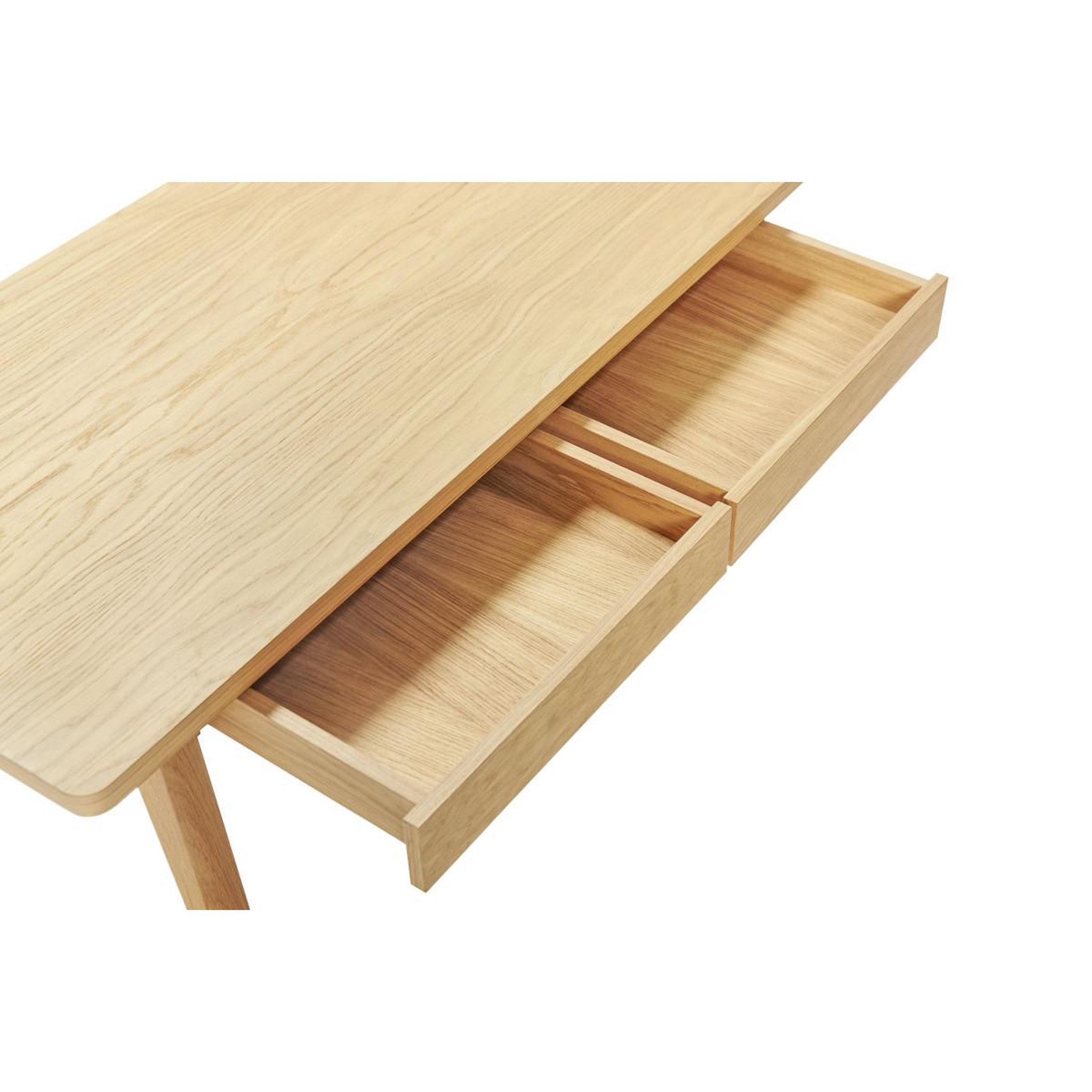 Voir la diapositive 3 : Paris Prix Table basse 2 tiroirs  nice  120cm chêne
