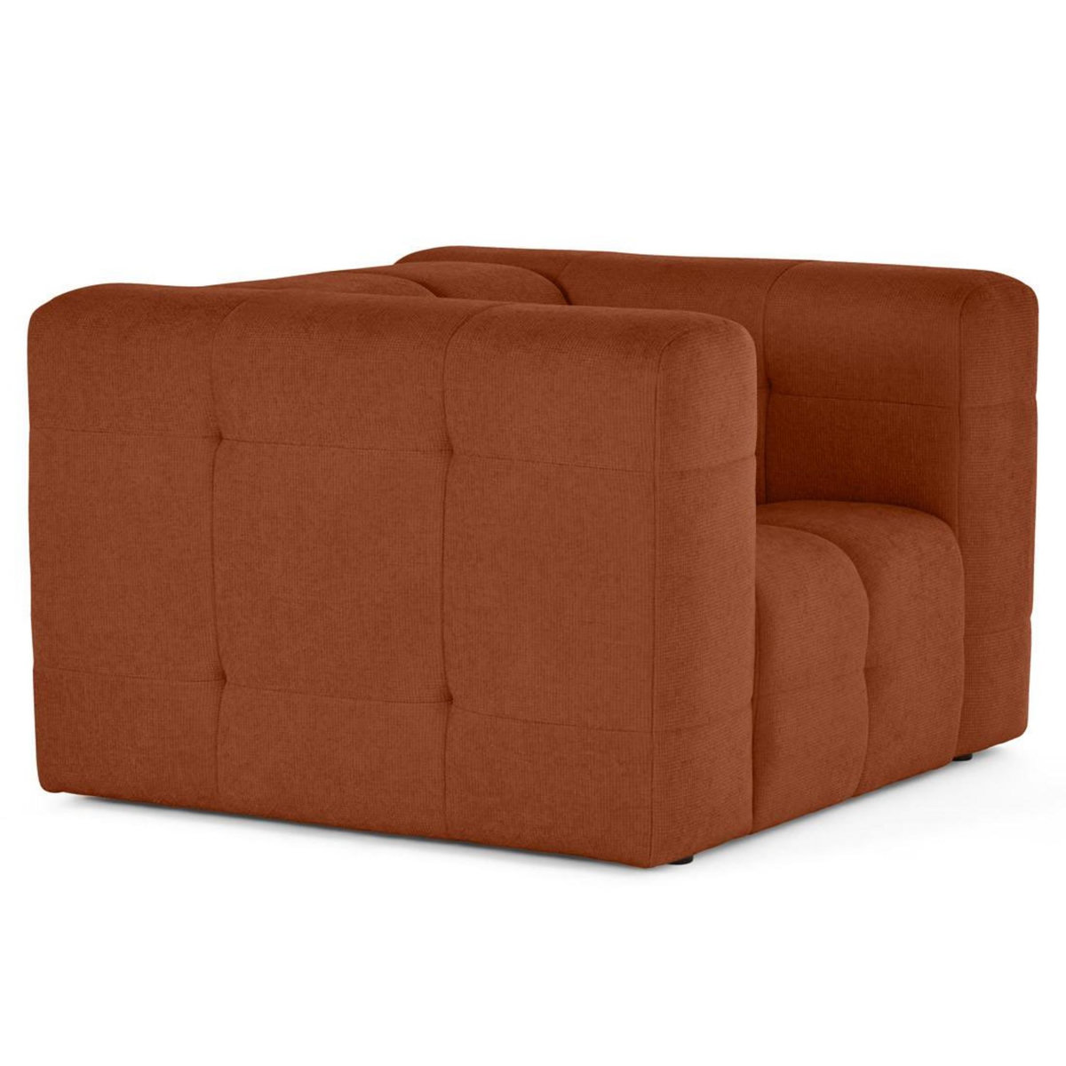 LISA DESIGN Suzano - fauteuil en tissu texturé