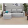 Voir la diapositive 2 : BEST MOBILIER Pilea - canapé d'angle réversible 4 places - convertible avec coffre - en tissu
