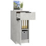 Voir la diapositive 4 : VIDAXL Armoire de bureau Gris beton 33,5x50x75 cm Bois d'ingenierie