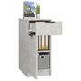 Voir la diapositive 4 : VIDAXL Armoire de bureau Gris beton 33,5x50x75 cm Bois d'ingenierie