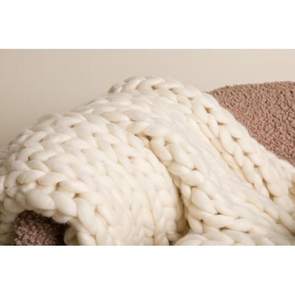 Paris Prix Plaid Uni  Kate  130x170cm Naturel