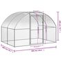 Voir la diapositive 6 : VIDAXL Poulailler d'exterieur 3x2x2 m Acier galvanise