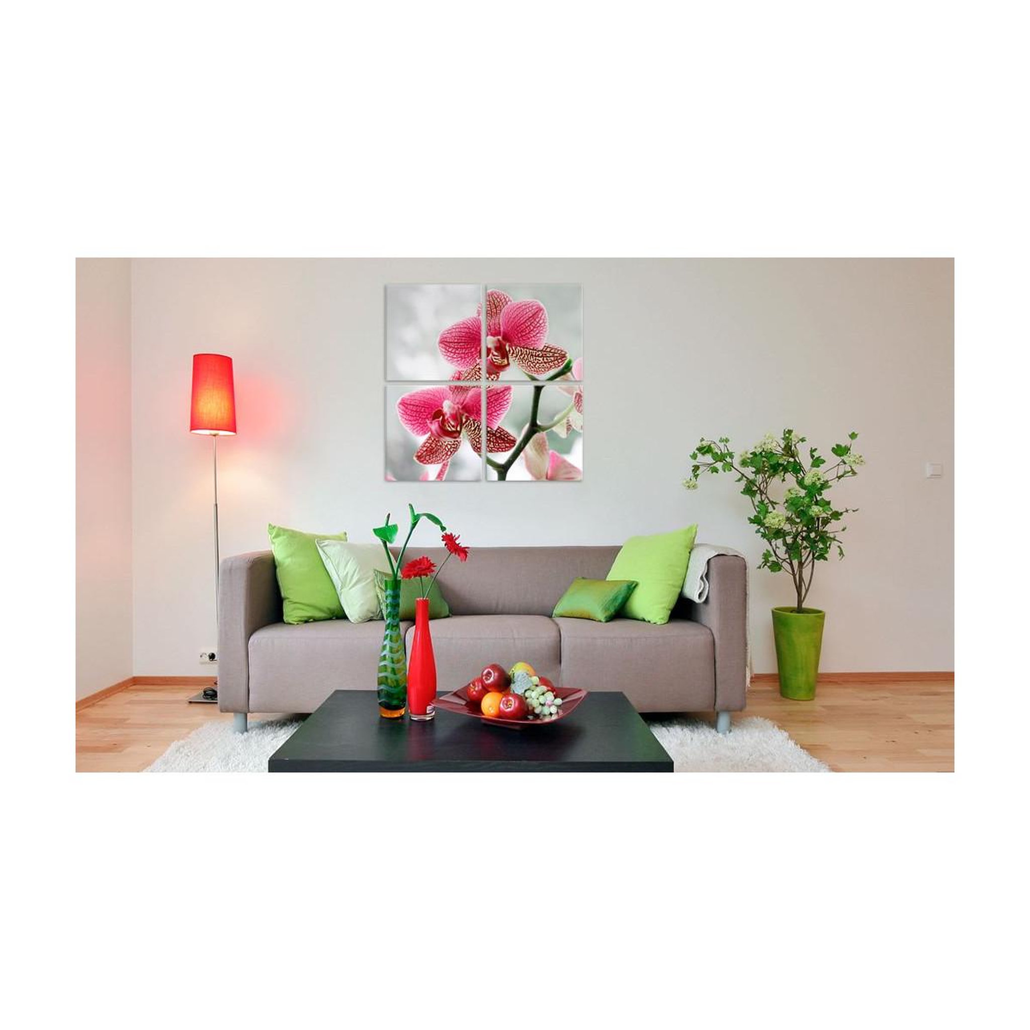 Voir la diapositive 2 : Paris Prix Tableau imprimé  orchidée de fantaisie