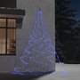 Voir la diapositive 1 : VIDAXL Arbre mural avec crochet metallique 260 LED bleu 3 m Int/Ext