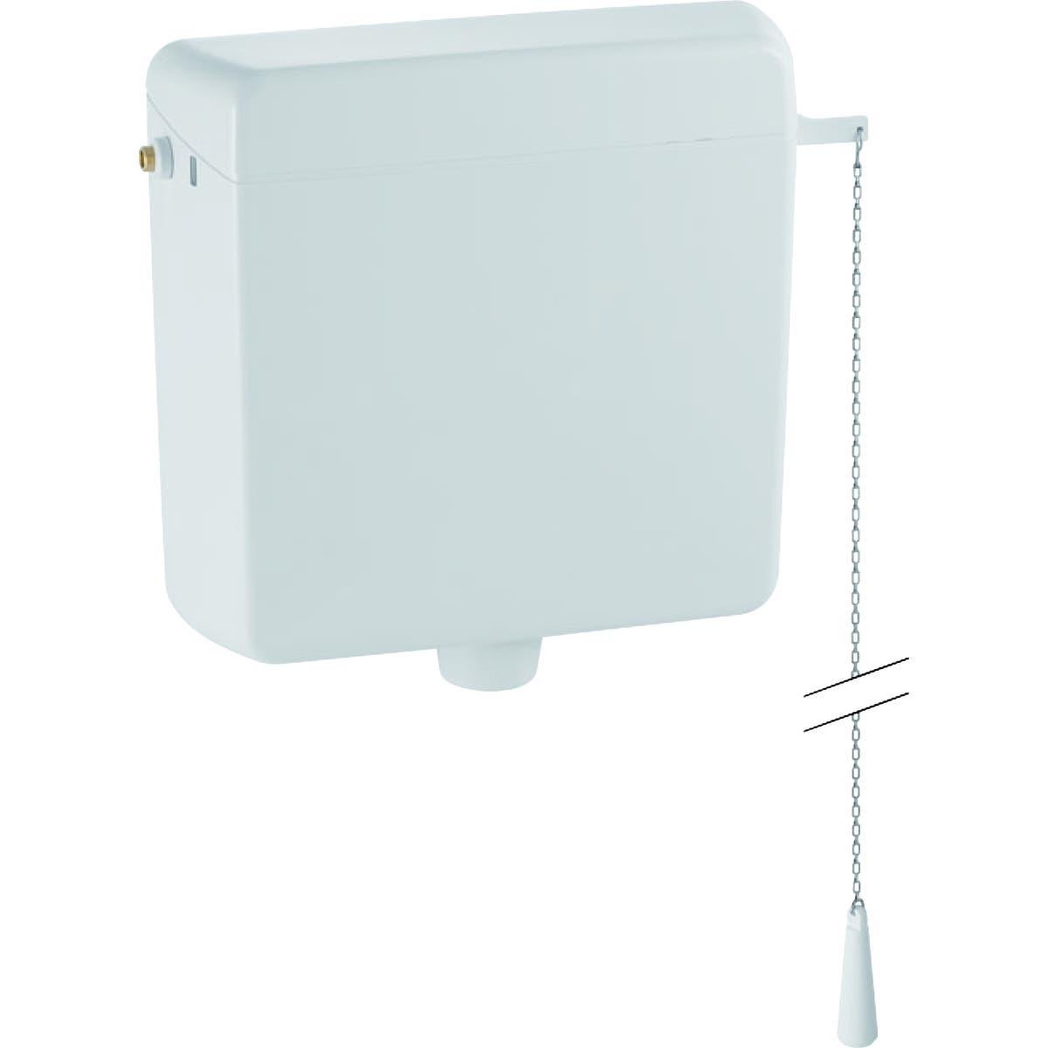 Geberit Réservoir apparent geberit ap123, rinçage simple touche, avec chaînette