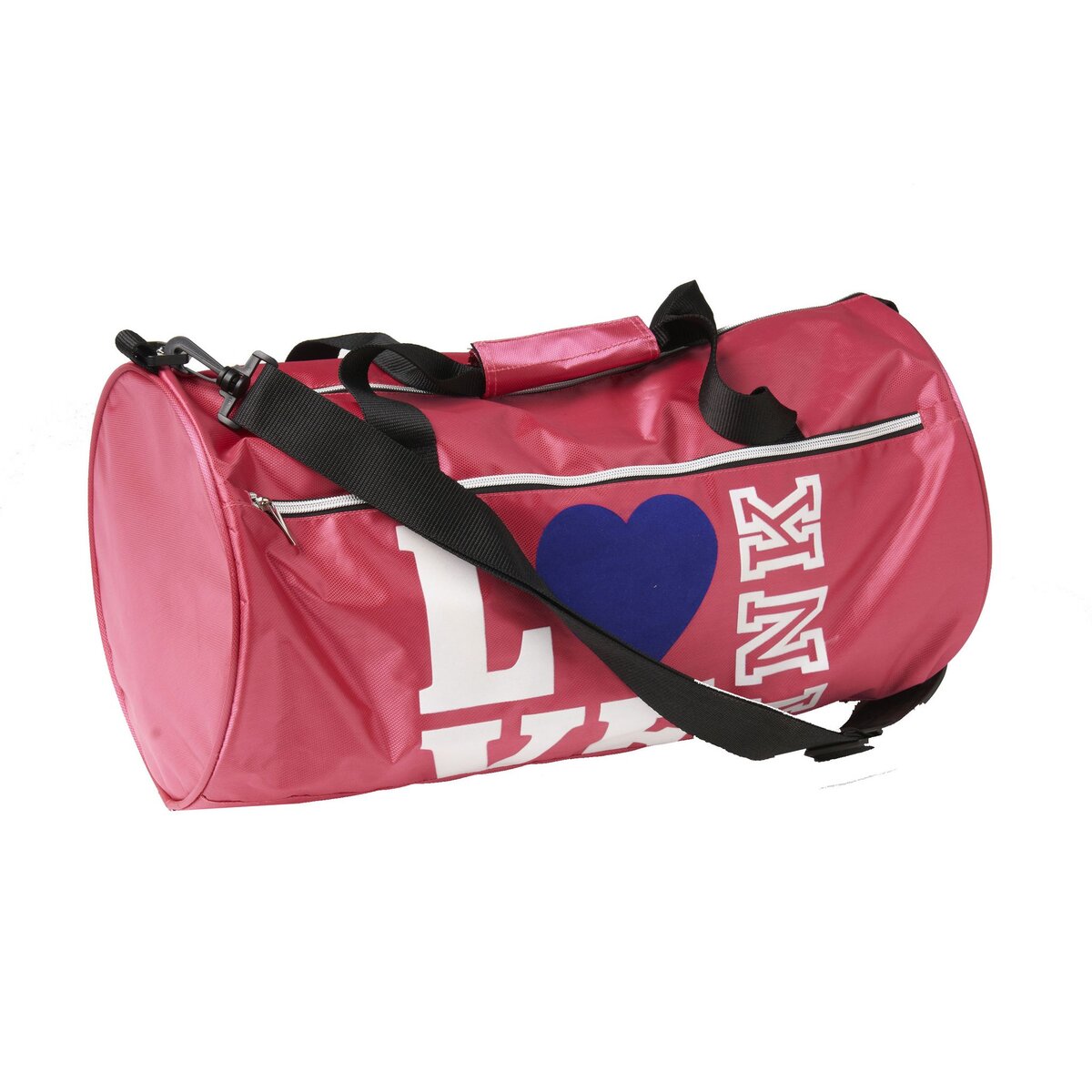 Sac de sport Love Pink 50 cm pas cher Auchan