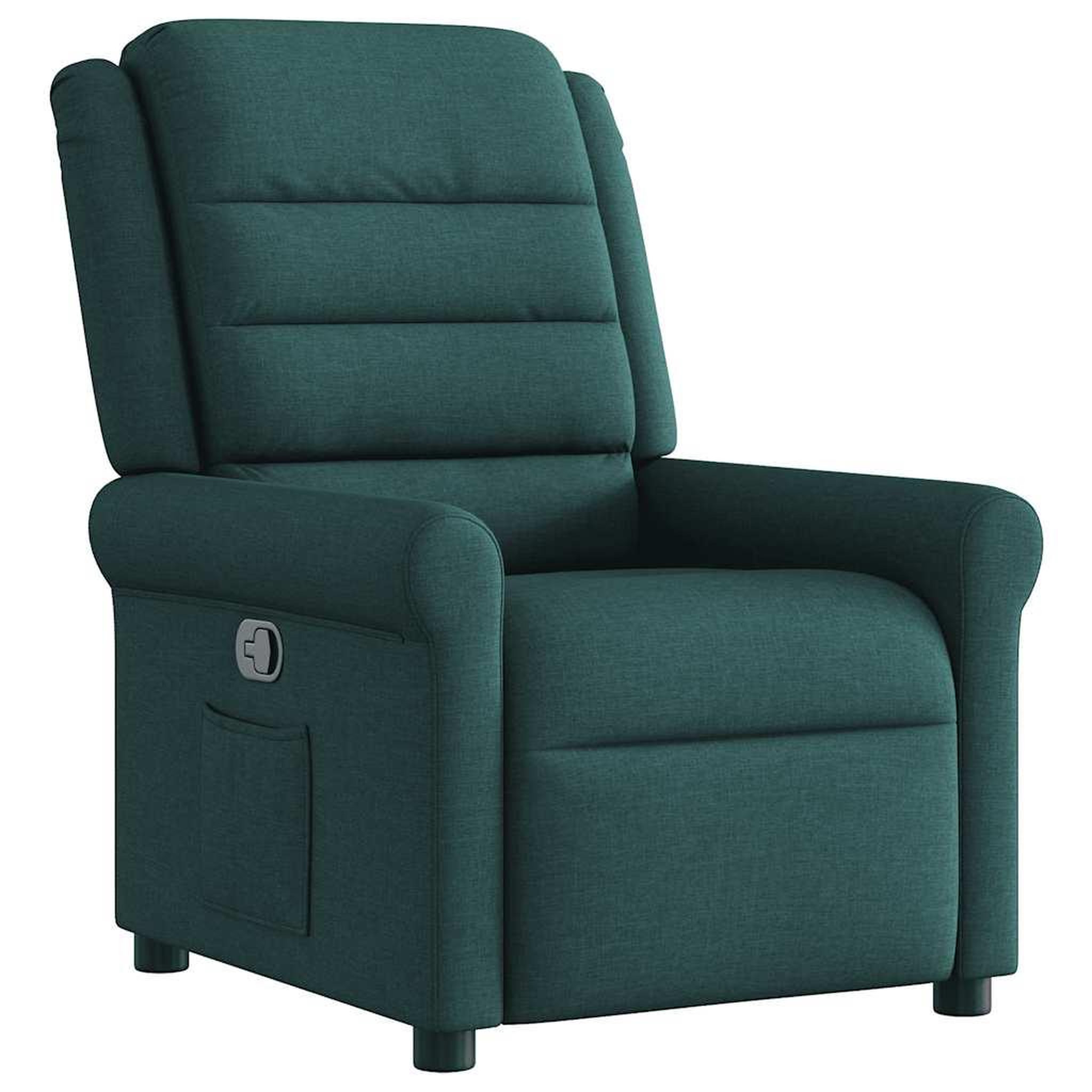 Voir la diapositive 2 : VIDAXL Fauteuil inclinable Vert fonce Tissu
