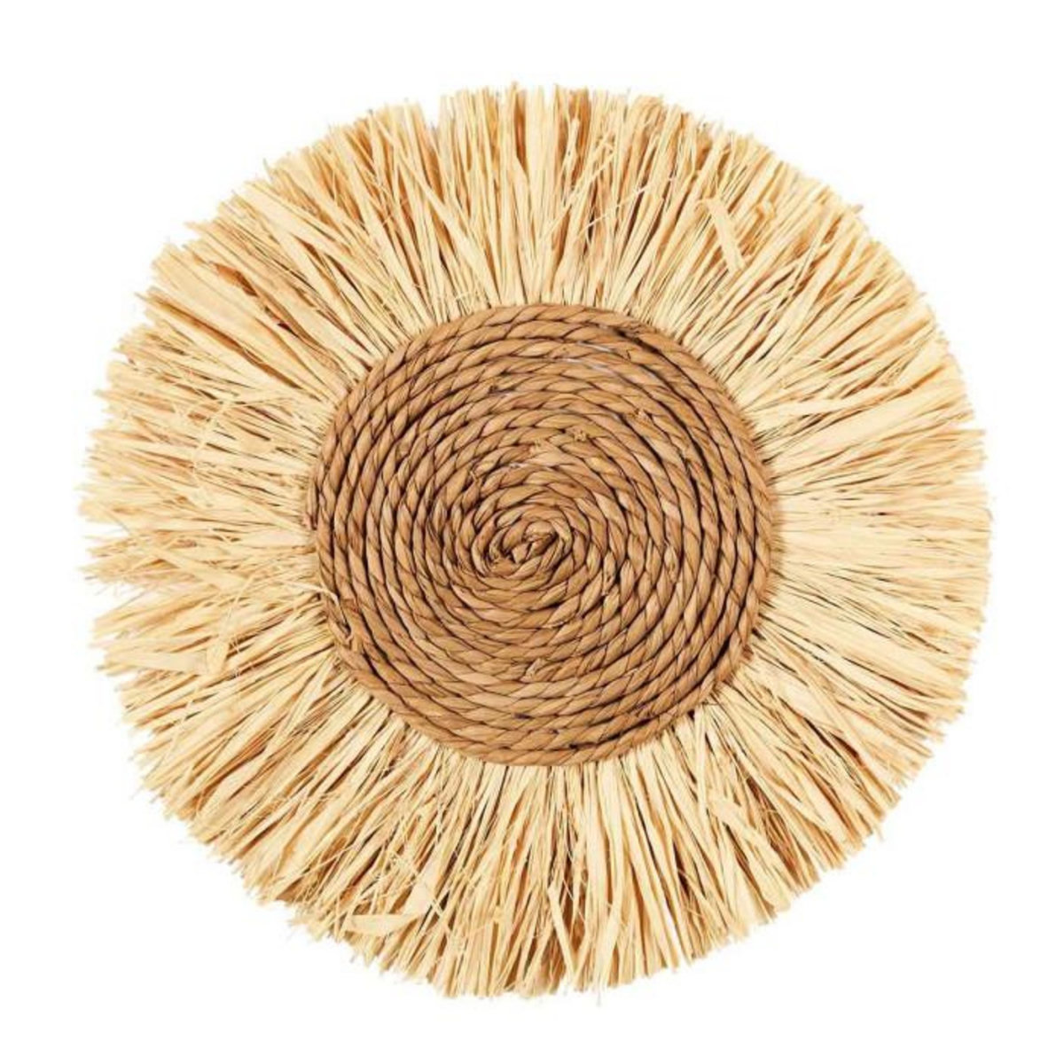 Paris Prix Décoration Murale Ronde  Mirage  37cm Naturel