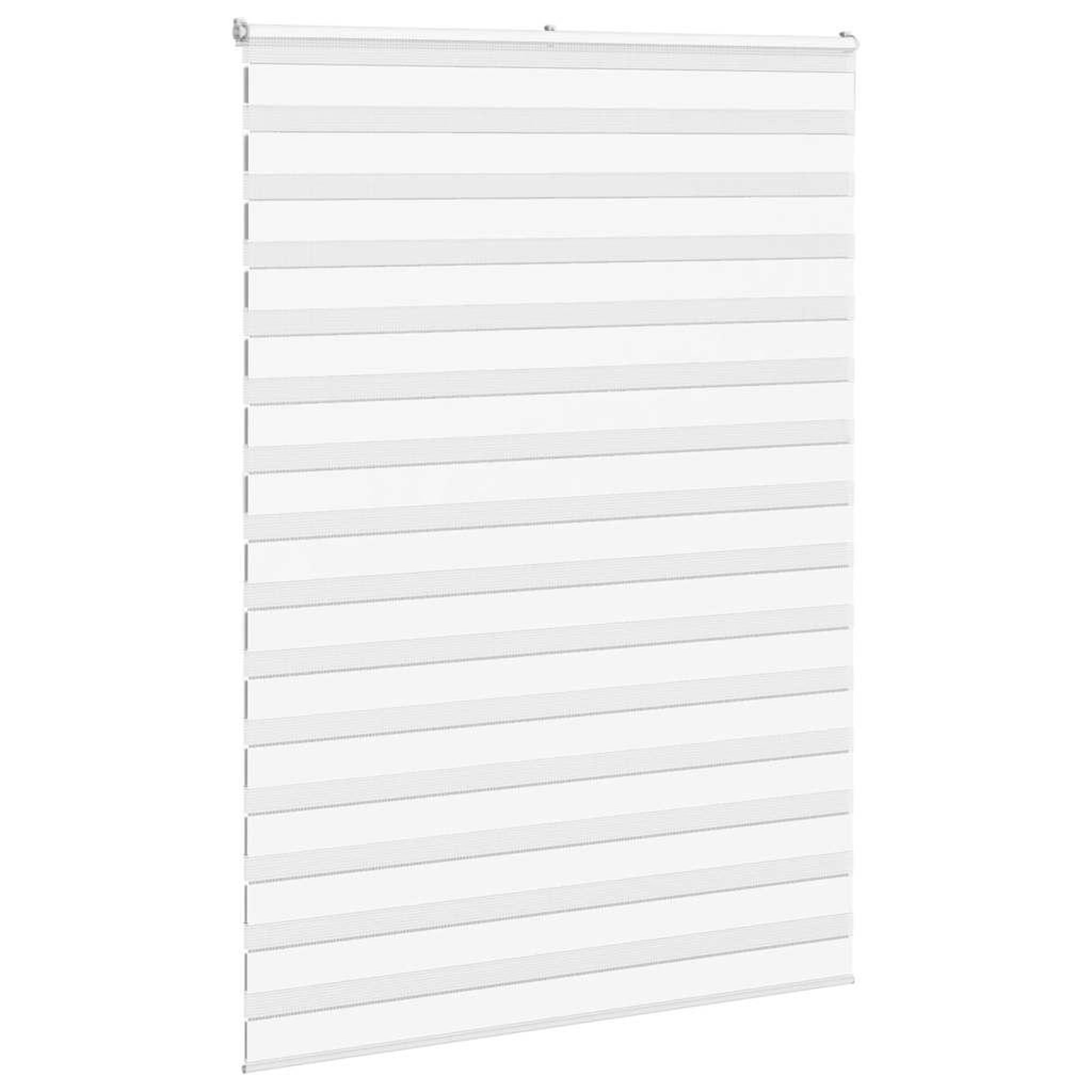 Voir la diapositive 3 : VIDAXL Store zebre blanc 165x200 cm largeur du tissu 160,9cm polyester