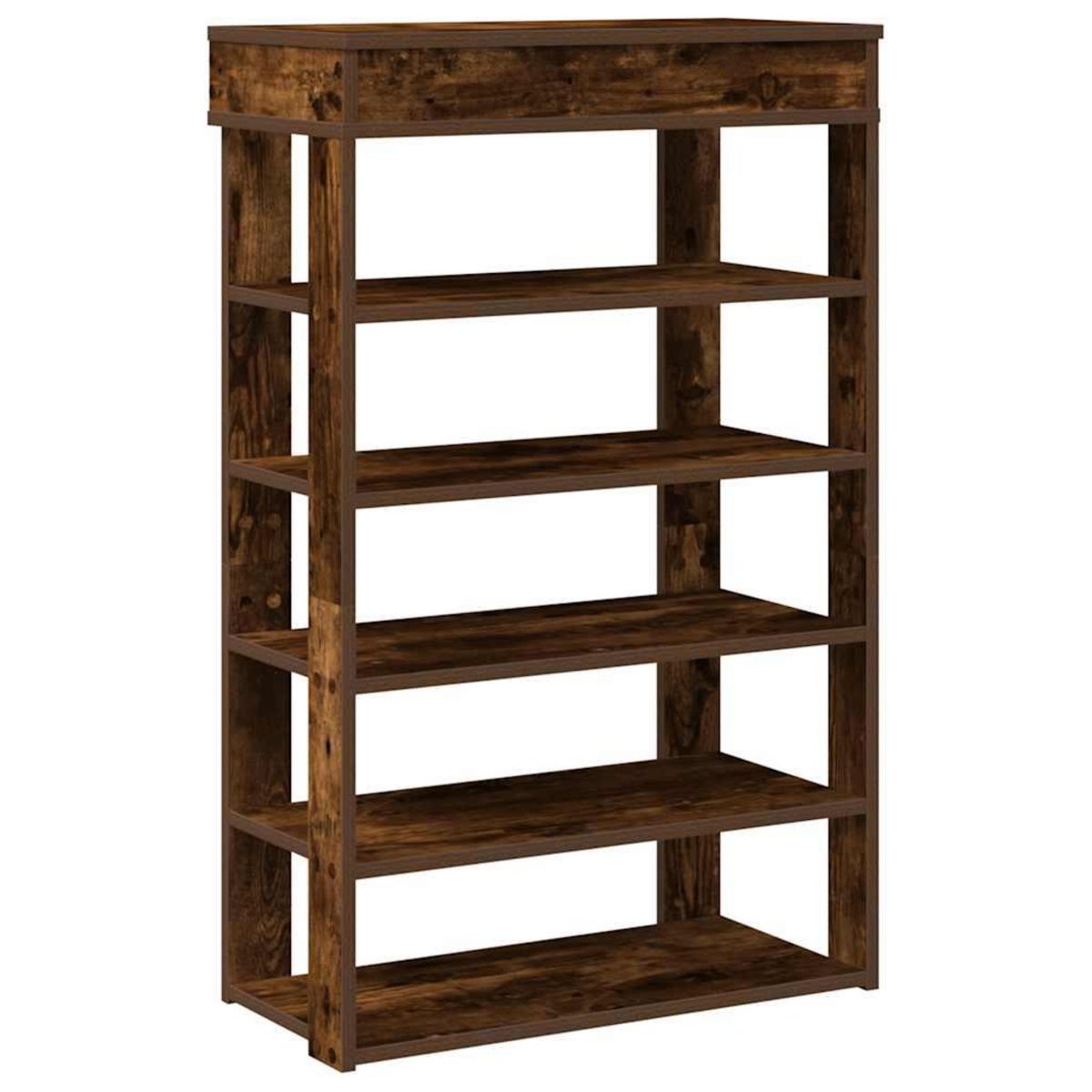 VIDAXL Etagere a chaussures chene fume 60x30x98 cm bois d'ingenierie
