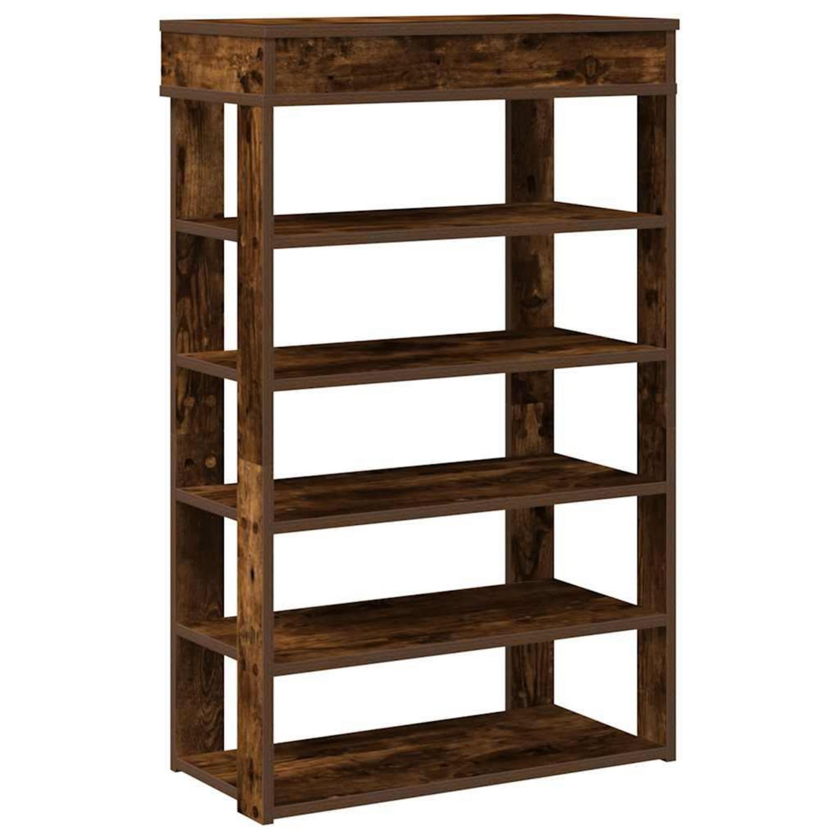 VIDAXL Etagere a chaussures chene fume 60x30x98 cm bois d'ingenierie