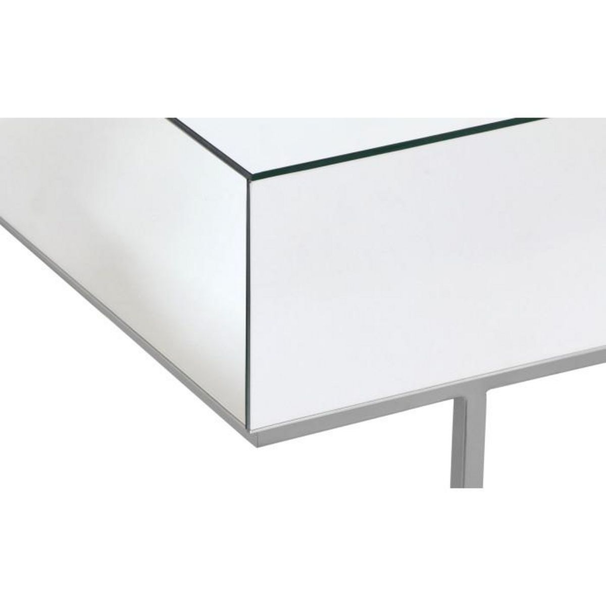 Paris Prix Console Design  Miravo  119cm Transparent & Argent