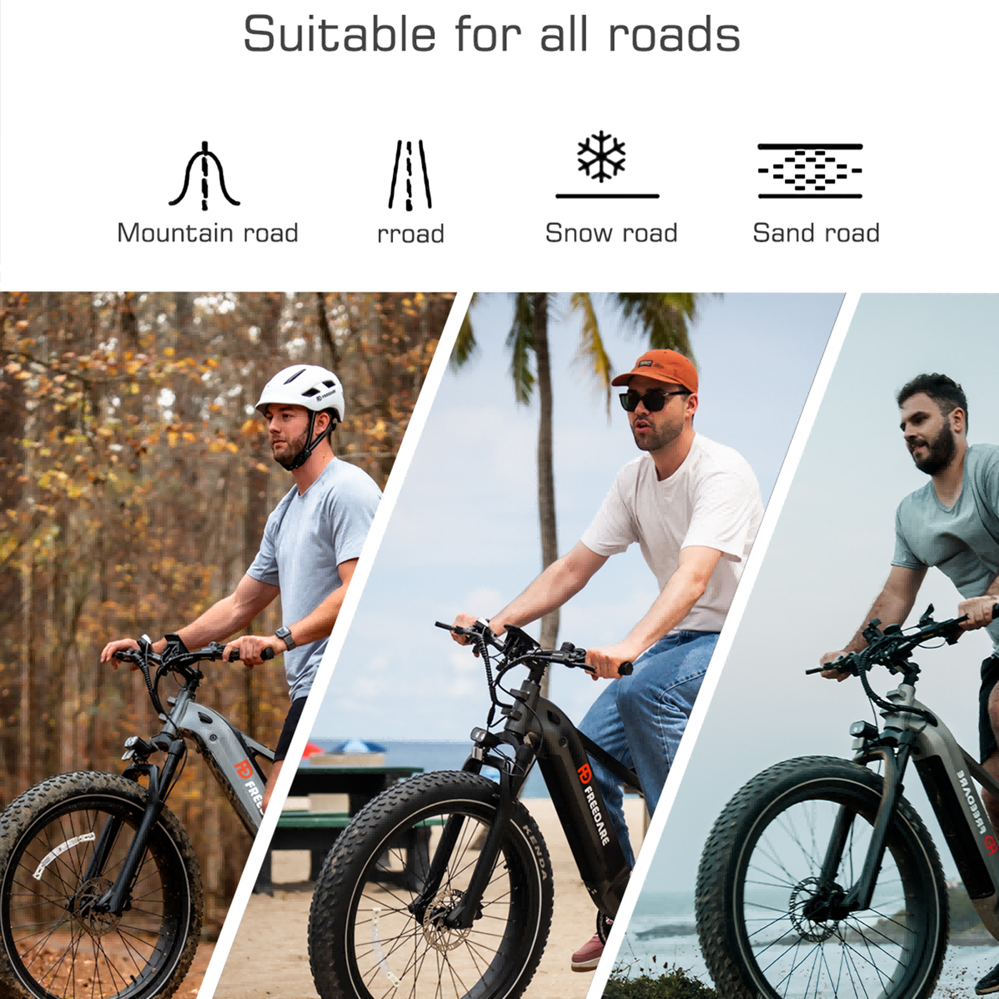 Voir la diapositive 6 : FREEDARE Vélo électrique freedare jb1010, fatbike 26
