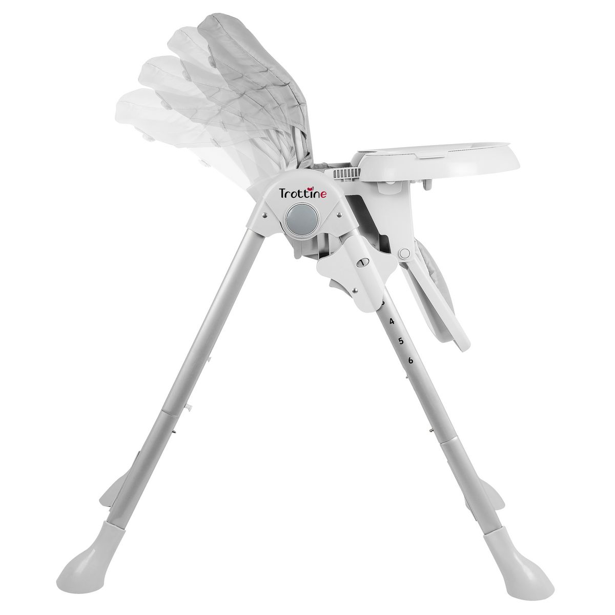 TROTTINE Chaise haute bébé dossier inclinable "le Petit Prince"