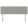 Voir la diapositive 3 : VIDAXL Tetes de lit 2 pcs Gris clair 72x5x78/88 cm Tissu