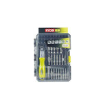 Ryobi Coffret RYOBI 59 accessoires de vissage-boulonnage avec tournevis à cliquet RAK59SD