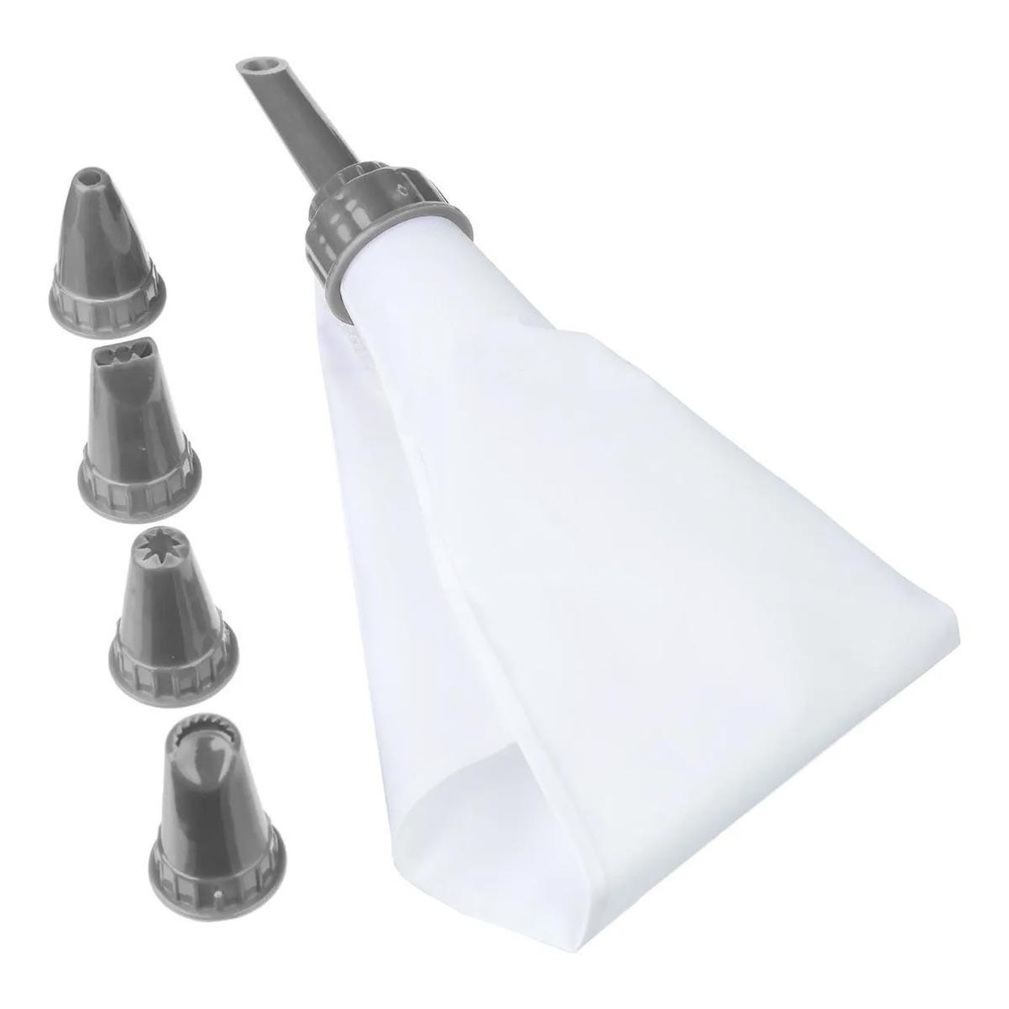 FIVE Poche à Douille  6 Pièces  24cm Gris