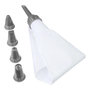Voir la diapositive 1 : FIVE Poche à Douille  6 Pièces  24cm Gris