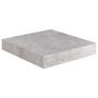 Voir la diapositive 4 : VIDAXL Etageres murales flottantes 2 pcs gris beton 23x23,5x3,8 cm MDF