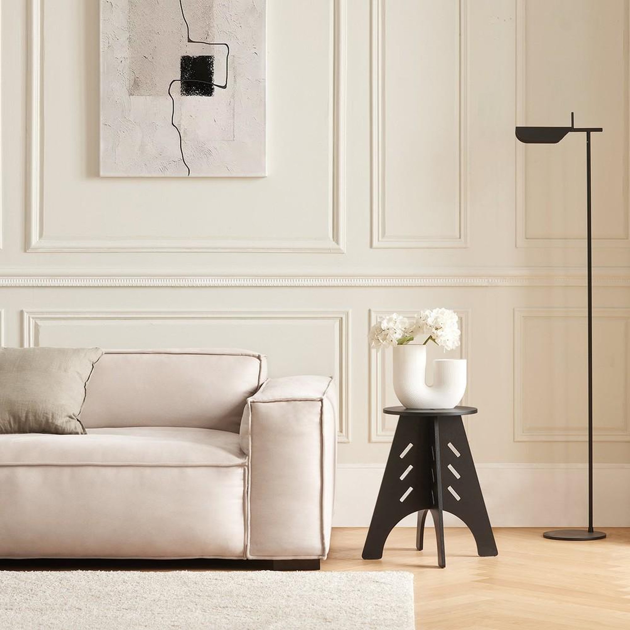Voir la diapositive 2 : SOBUY SoBuy - Table D'appoint - Brun Clair - 32x32x48.5cm - Moderne - HFBT01-K