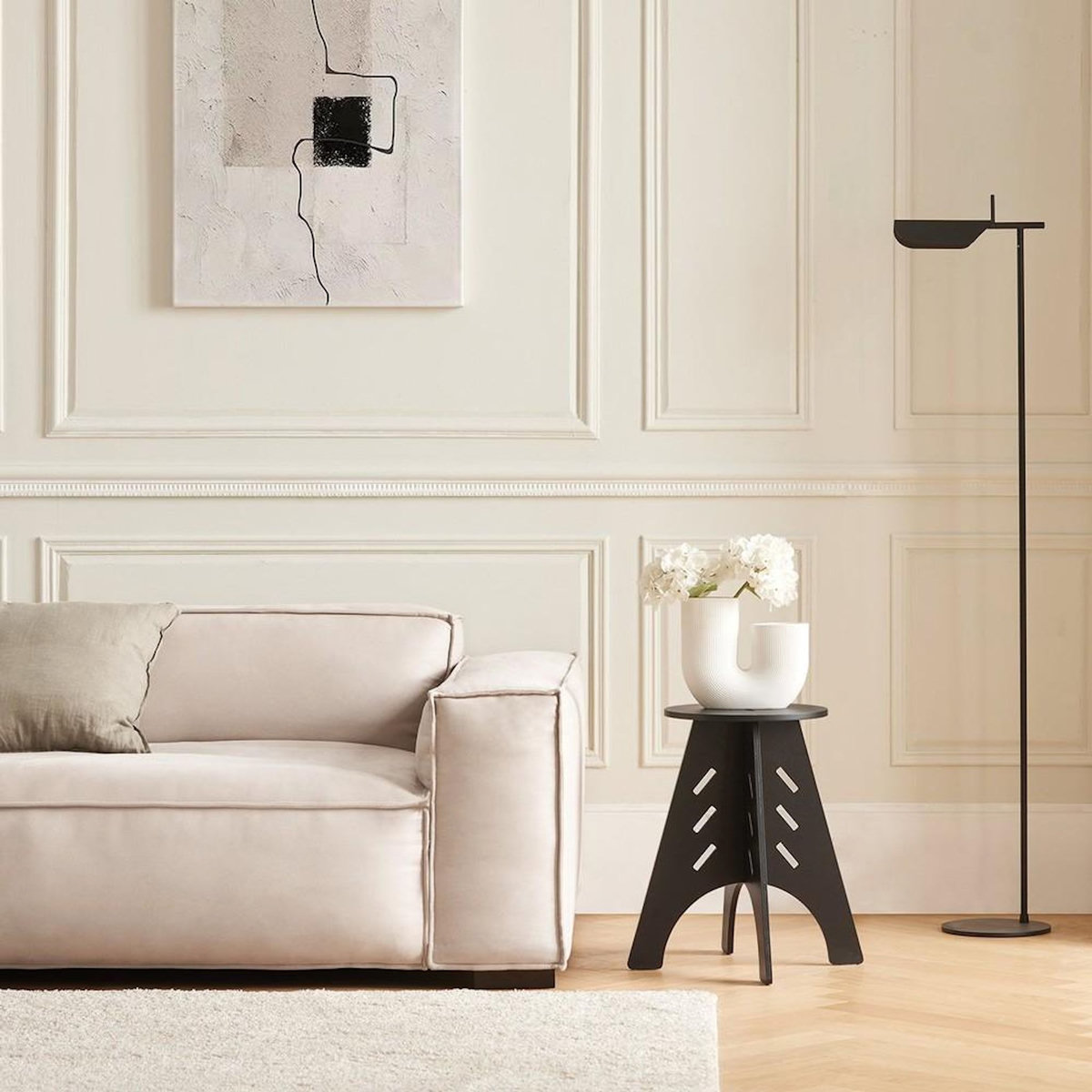 SOBUY SoBuy - Table D'appoint - Brun Clair - 32x32x48.5cm - Moderne - HFBT01-K