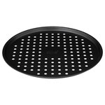 FIVE Plaque à Pizza  Métal Perforé  33cm Gris Foncé