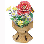 MGM Maquette 3D - Bouquet De Fleurs Camelia - 109 pieces