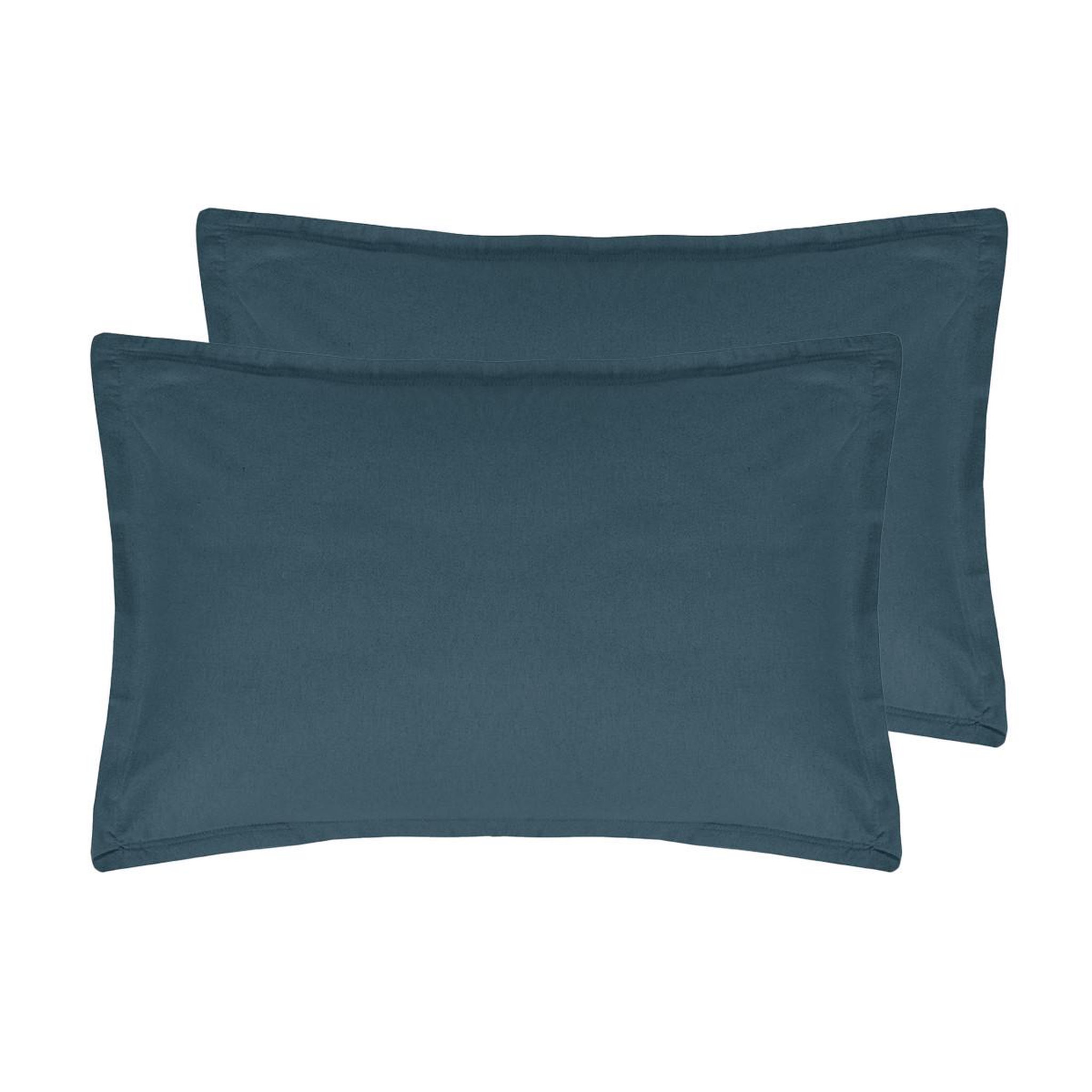 Voir la diapositive 1 : Sensei Maison Lot de 2 taies d'oreiller en flanelle de coton KLAPPEN